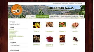 Product catalog of las Torcas.