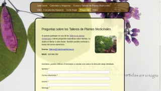 JuliioDonatHierbas.es is a webpage that promotes turism in...