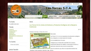 Pagina principal de la pagina web de las Torcas.