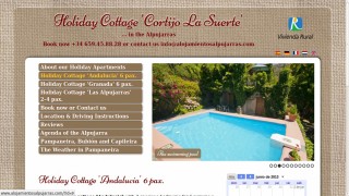 Swimming pool picture on the Cortijo La Suerte Holiday...