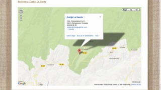 Entry in Google Maps for Cortijo La Suerte, a listing in...