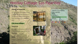 Información turístico en la pagina de 'Casa rural Los...